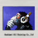 Top Artist Pure Hand-painted High Quality Modern Art Gorilla Oil Painting