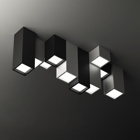 Modern brief acrylic creative combination of geometric LED ceiling lighting