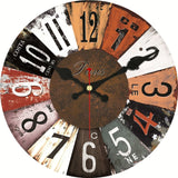 Vintage Wooden Clocks Brief Design Silent Home