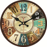 Vintage Wooden Clocks Brief Design Silent Home