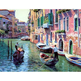 Landscape Framed Pictures DIY Painting By Numbers Wall Art Acrylic Painting