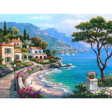 Landscape Framed Pictures DIY Painting By Numbers Wall Art Acrylic Painting