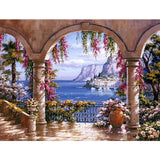 Landscape Framed Pictures DIY Painting By Numbers Wall Art Acrylic Painting