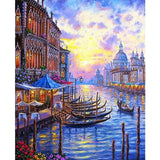 Landscape Framed Pictures DIY Painting By Numbers Wall Art Acrylic Painting
