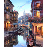 Landscape Framed Pictures DIY Painting By Numbers Wall Art Acrylic Painting