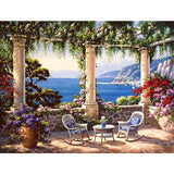 Landscape Framed Pictures DIY Painting By Numbers Wall Art Acrylic Painting