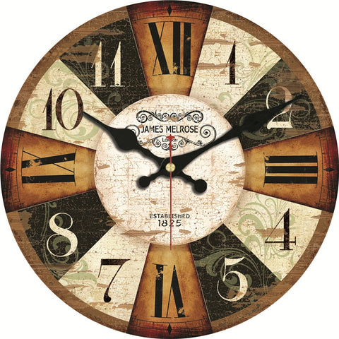 Vintage Wooden Clocks Brief Design Silent Home