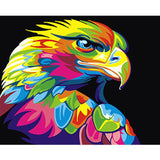 Colorful Owl Framed Pictures DIY Painting