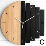 Slient Xylophone Wooden Wall Clock Modern Design