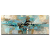 Modern Abstract Long Canvas Print  Painting Pictures Posters