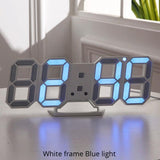 3D LED Wall Clock Modern Design Digital Table Clock
