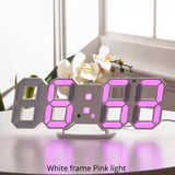 3D LED Wall Clock Modern Design Digital Table Clock