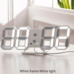 3D LED Wall Clock Modern Design Digital Table Clock