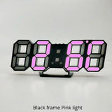 3D LED Wall Clock Modern Design Digital Table Clock