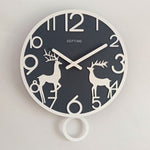 Art Deer Nordic Modern Wall Clock