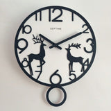 Art Deer Nordic Modern Wall Clock