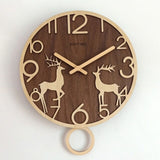 Art Deer Nordic Modern Wall Clock