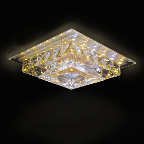 Modern Crystal LED Ceiling Light 12W